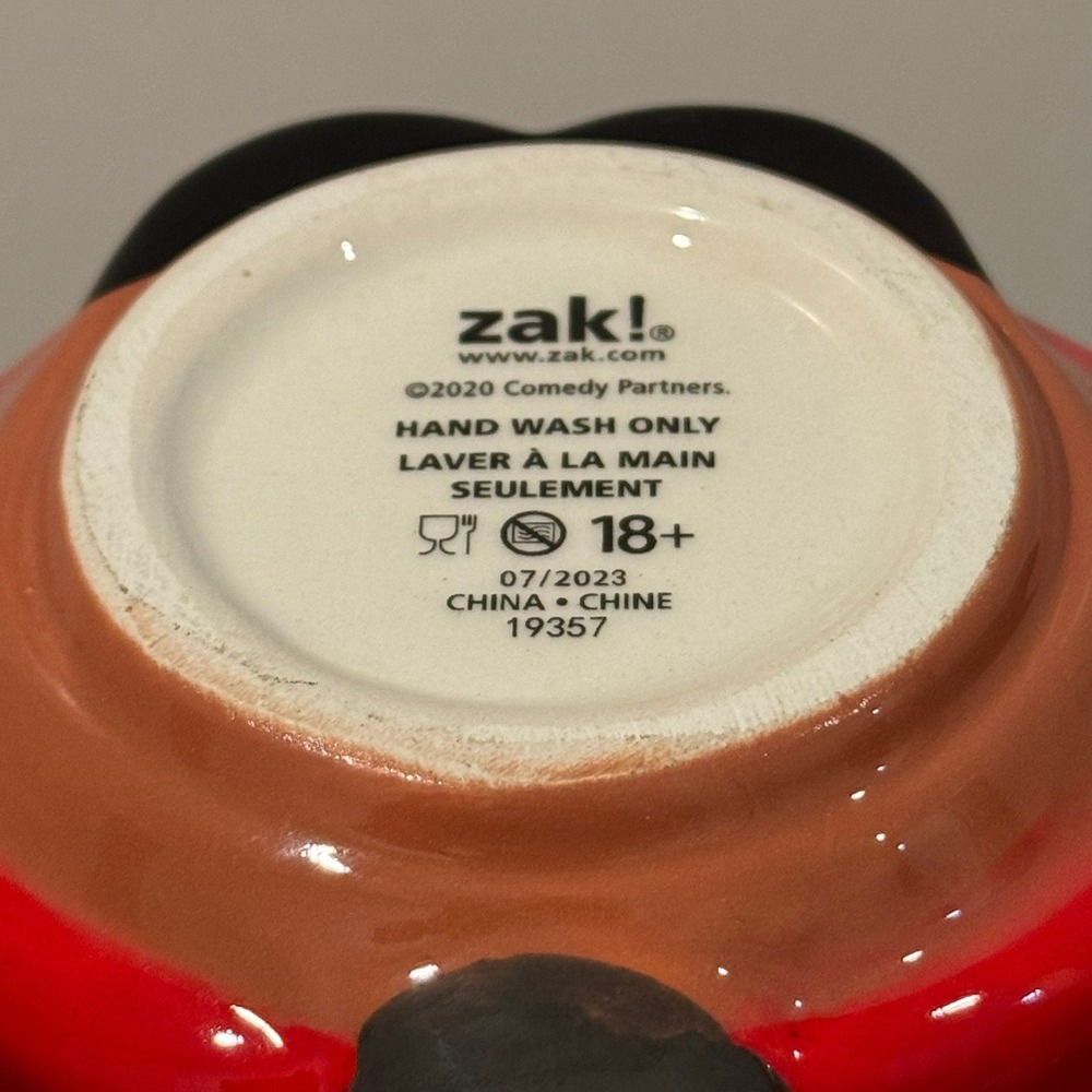 Zak Designs South Park Cartman 3D Molded Ceramic Mug 4" Coffee Cup Red Blue Hat - Picture 7 of 8